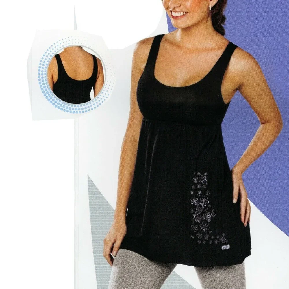 Sportswear Babydoll Tank Top Womens Medium Active